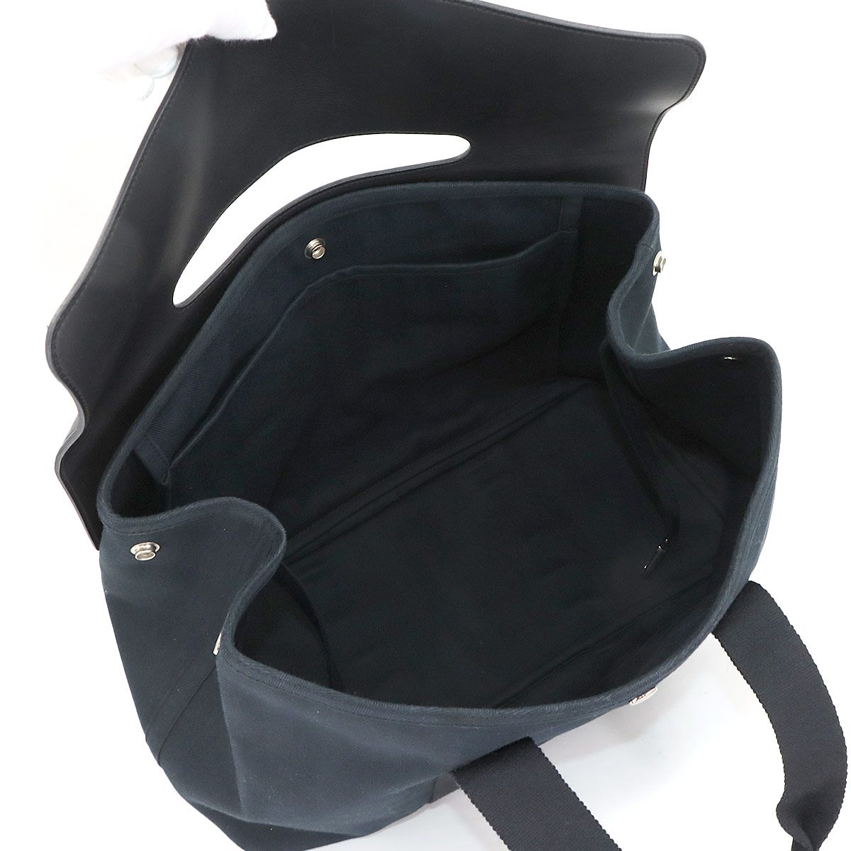 新品同様 エルメス HERMES ヴァルパライソ MM ハンド バッグ トワル