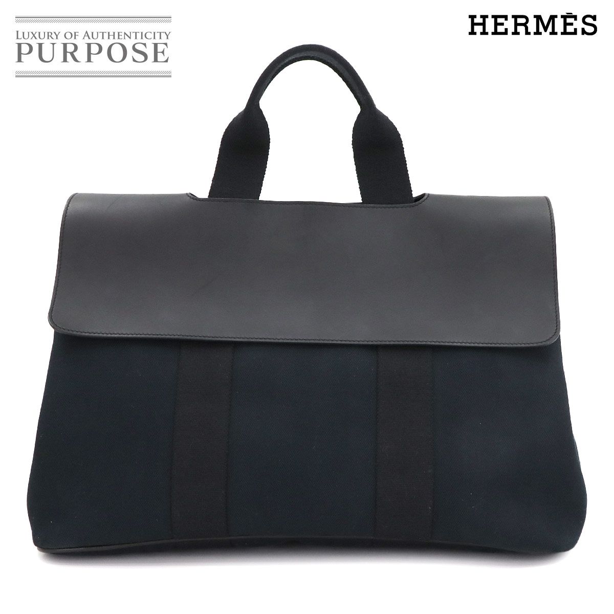 【美品❗✨】エルメス ヴァルパライソMM トートバッグ ブラック 黒 ハンド 新品同様 エルメス HERMES ヴァルパライソ MM ハンド バッグ トワル