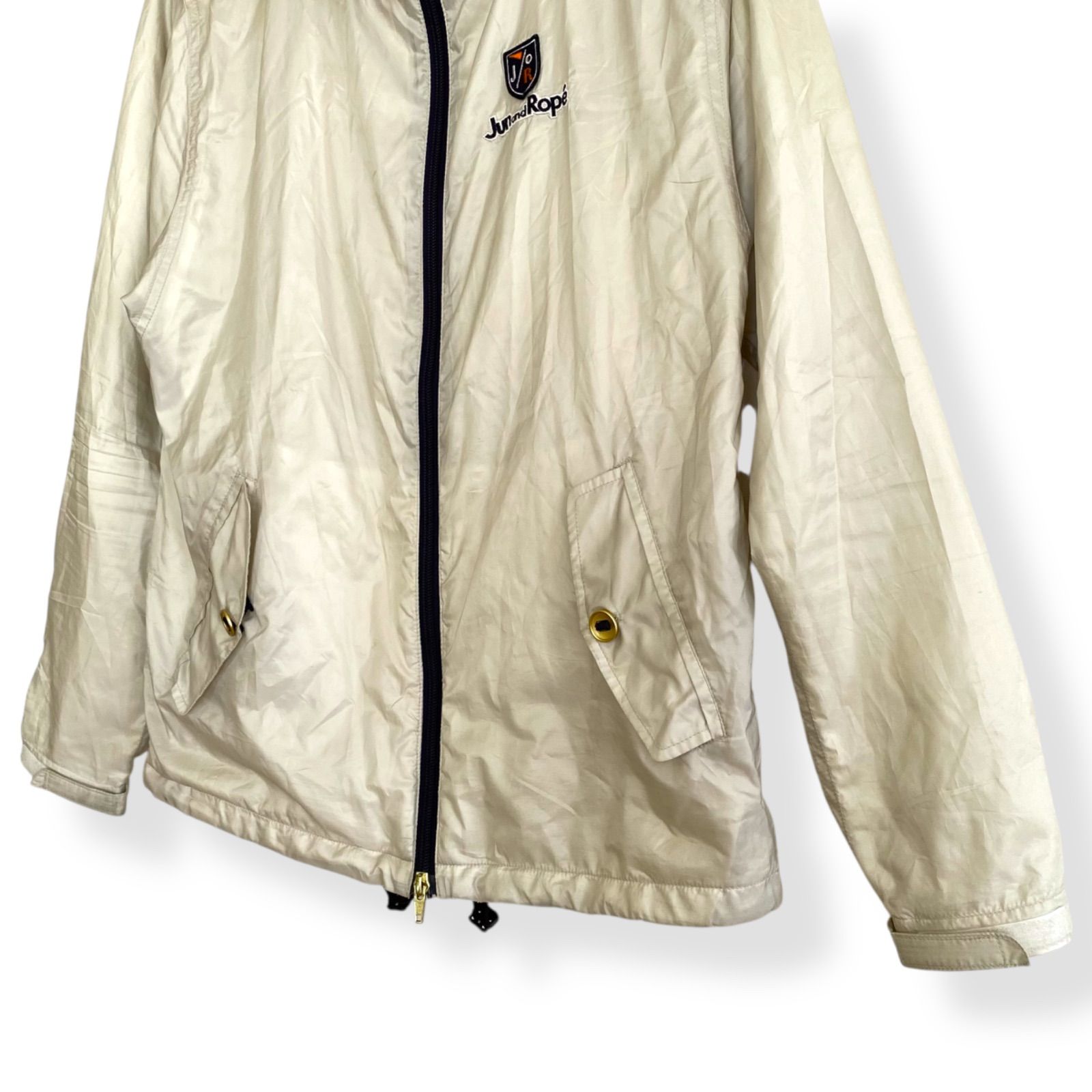 Jun and Rope ジュンアンドロペ フード付き ナイロンジャケット