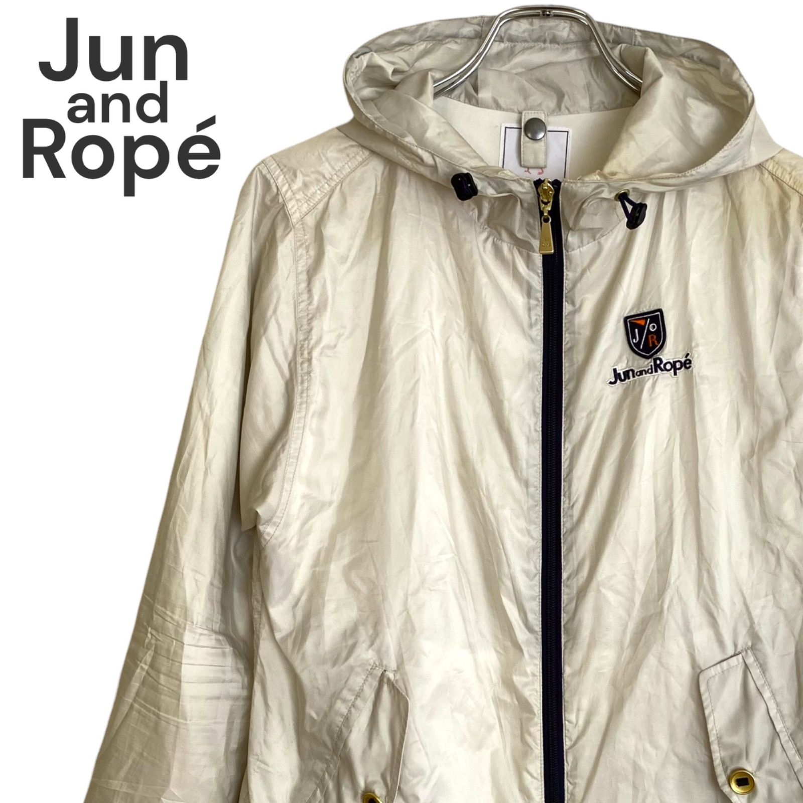 Jun and Rope ジュンアンドロペ フード付き ナイロンジャケット