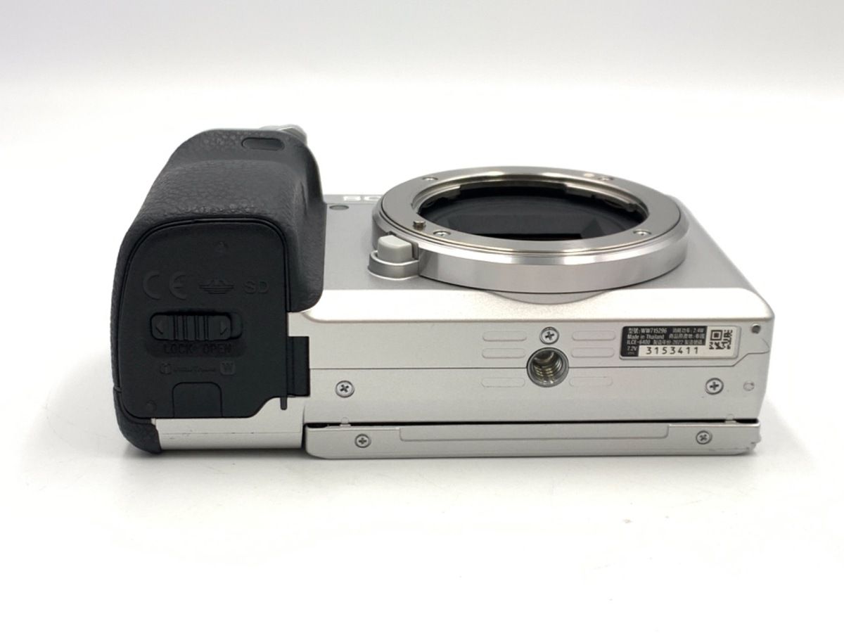  並品 ソニー α6400 ボディ シルバー ILCE 6400 S ミラーレス一眼 デジタルカメラ