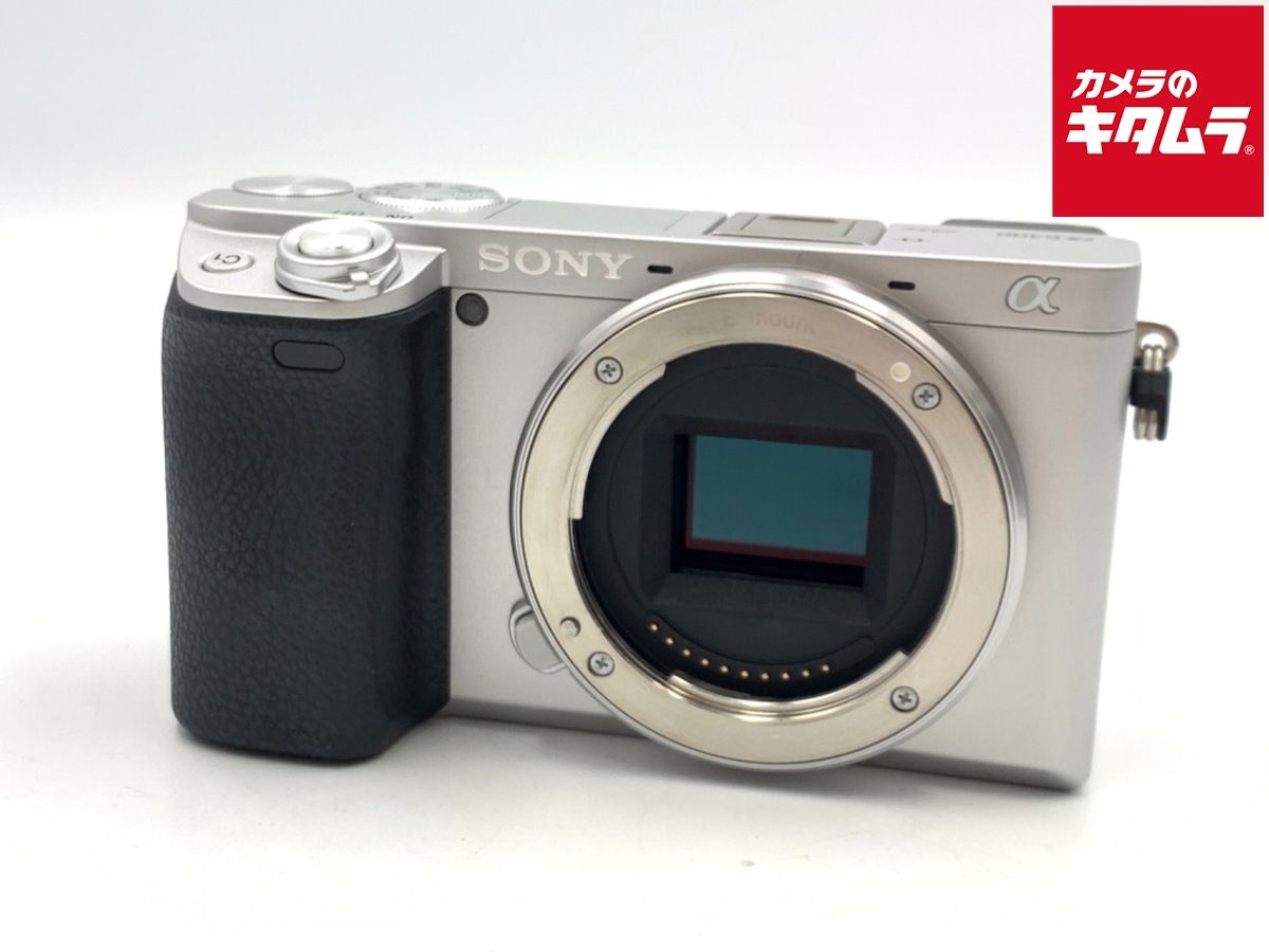 並品 ソニー α6400 ボディ シルバー ILCE-6400 S