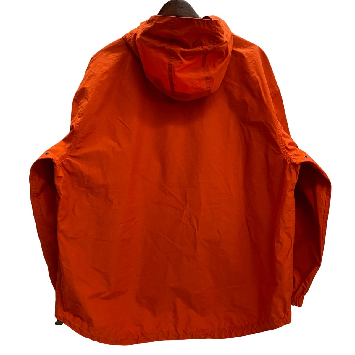 ラルフローレン RALPH LAUREN 90 s POLO SPORT コットン ナイロン アノラック プルオーバー パーカー ジャケット オレンジ Lサイズ 201 MT-4870 VB