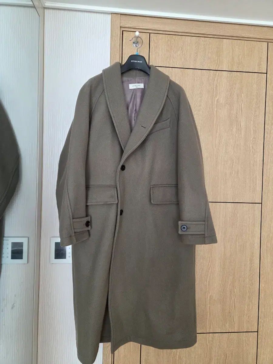 アフタープレ ショールカラーコート L