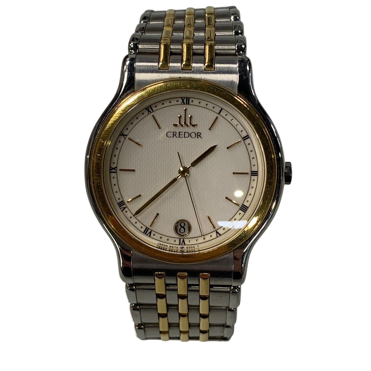 ♪3605 SEIKO セイコー クレドール 18KT クォーツ ウォッチ 腕時計