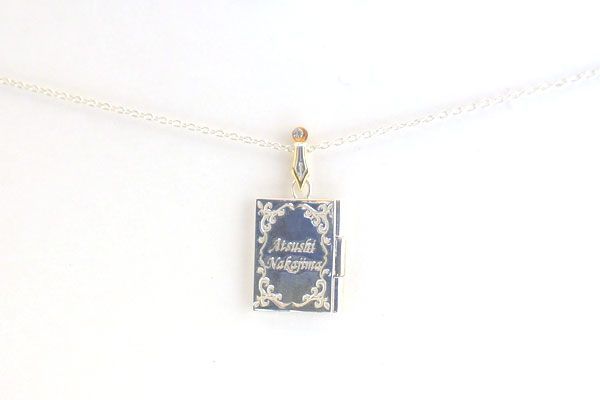  文豪ストレイドッグス 05 中原中也 文庫型シルバーペンダント キャラ その他 A アクセサリー ヘアアクセサリー キャラクターグッズ