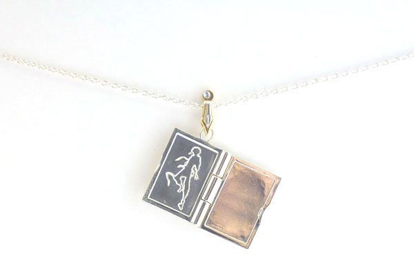 文豪ストレイドッグス 05 中原中也 文庫型シルバーペンダント キャラ その他 A