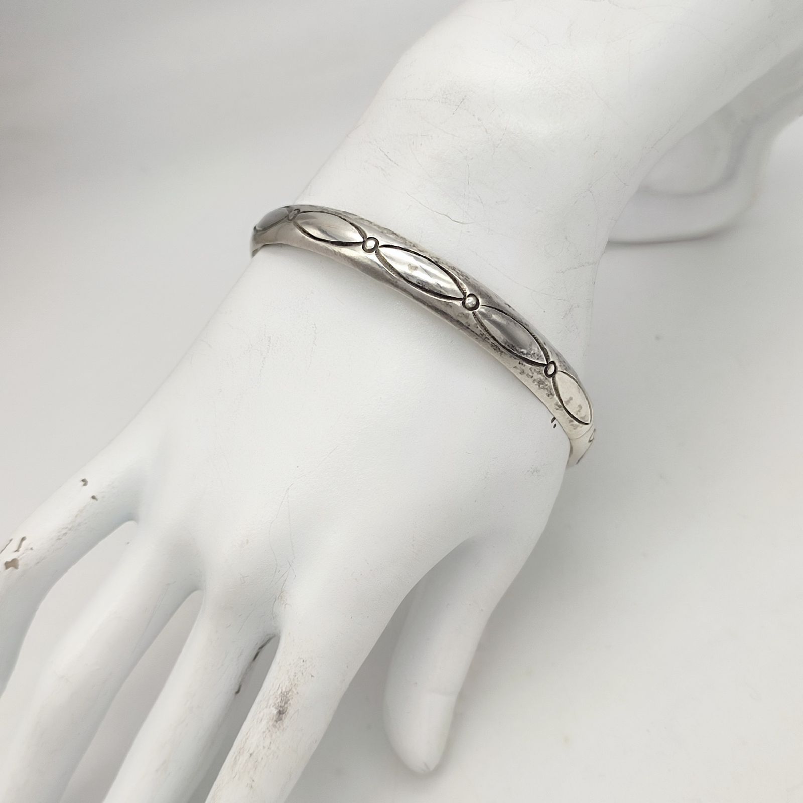 シルバー925 インディアンジュエリー バングル⁄ブレスレット