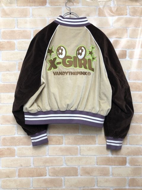 中古】 X-girl エックスガール ×VTP REVERSIBLE SUKAJAN 105251012018