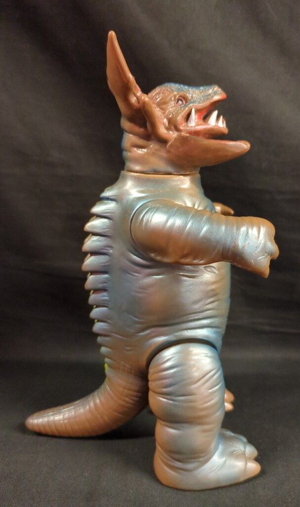 B-CLUB 復刻版怪獣シリーズ ブルマァク ガボラ 茶色成型/ブルー