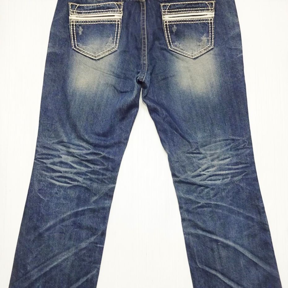 中古】LOLITA JEANS◇Y2K/ブーツカットパンツ/25/コットン/IDG 