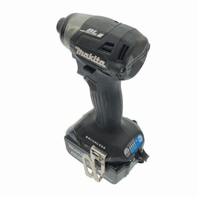  makita マキタ 18 V 充電式インパクトドライバ 黒|ブラック バッテリー 6.0 Ah 充電器 ケース付119675 電動インパクトドライバー ドリル ドライバー レンチ