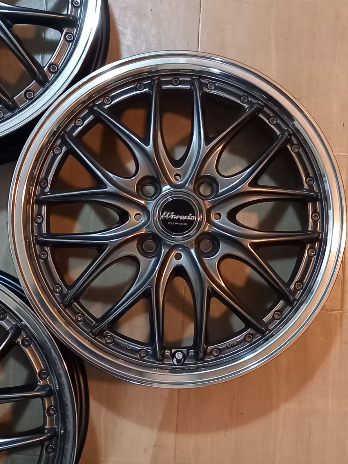  Warwic ワーウィック ディープリム 15インチアルミホイール 4本セット 15インチ ホイール