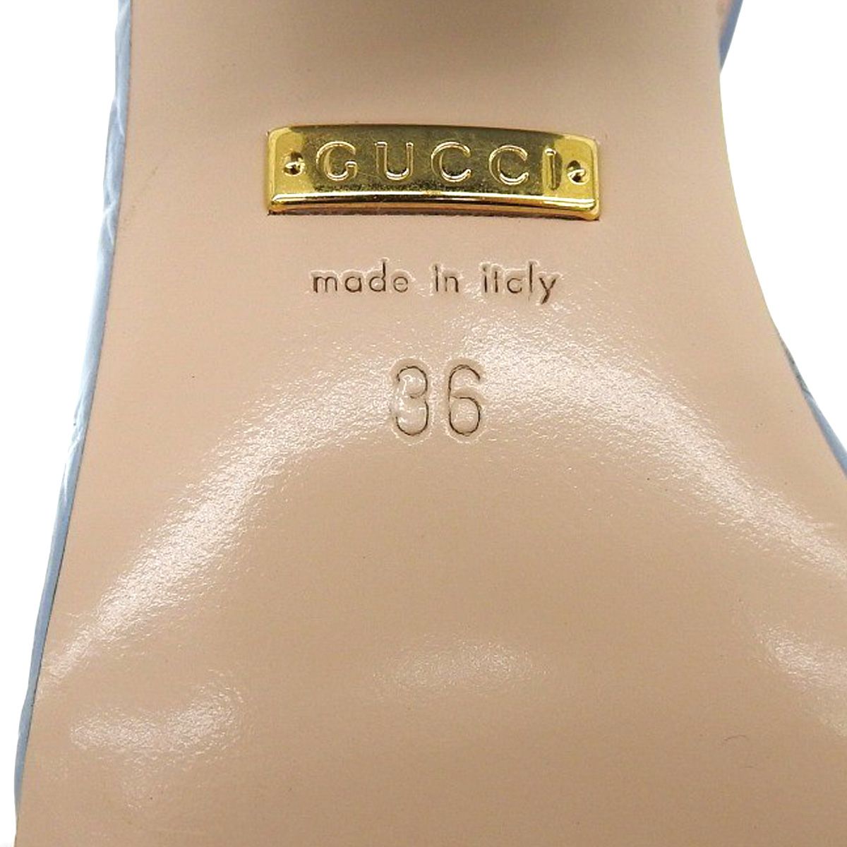 GUCCI(グッチ) GGマーモントレザーサンダル サンダル/ミュール