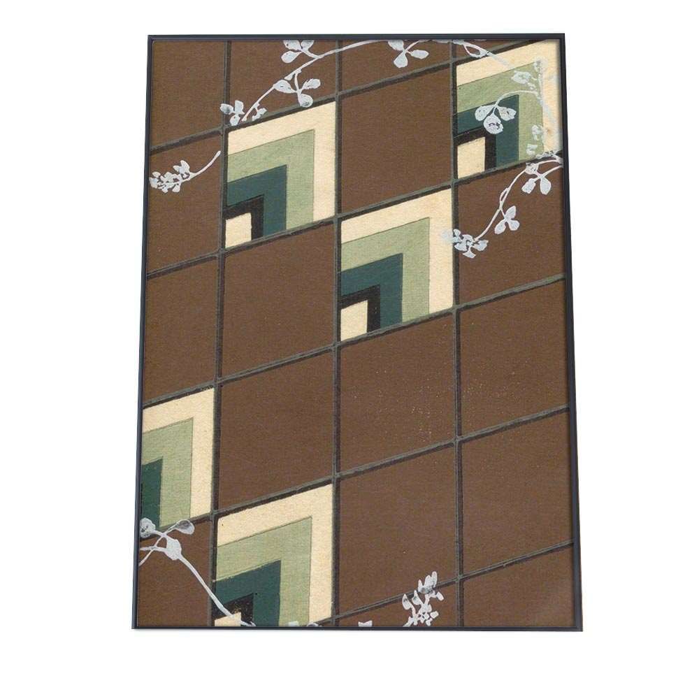 A 約42 x 59 cm bn poster 848 和風 レトロ ビンテージ風 クラシック アンティーク ノスタルジック ポスター 日本和柄 日本 伝統 旅館 古民家 和室 古典 大正ロマン 縦