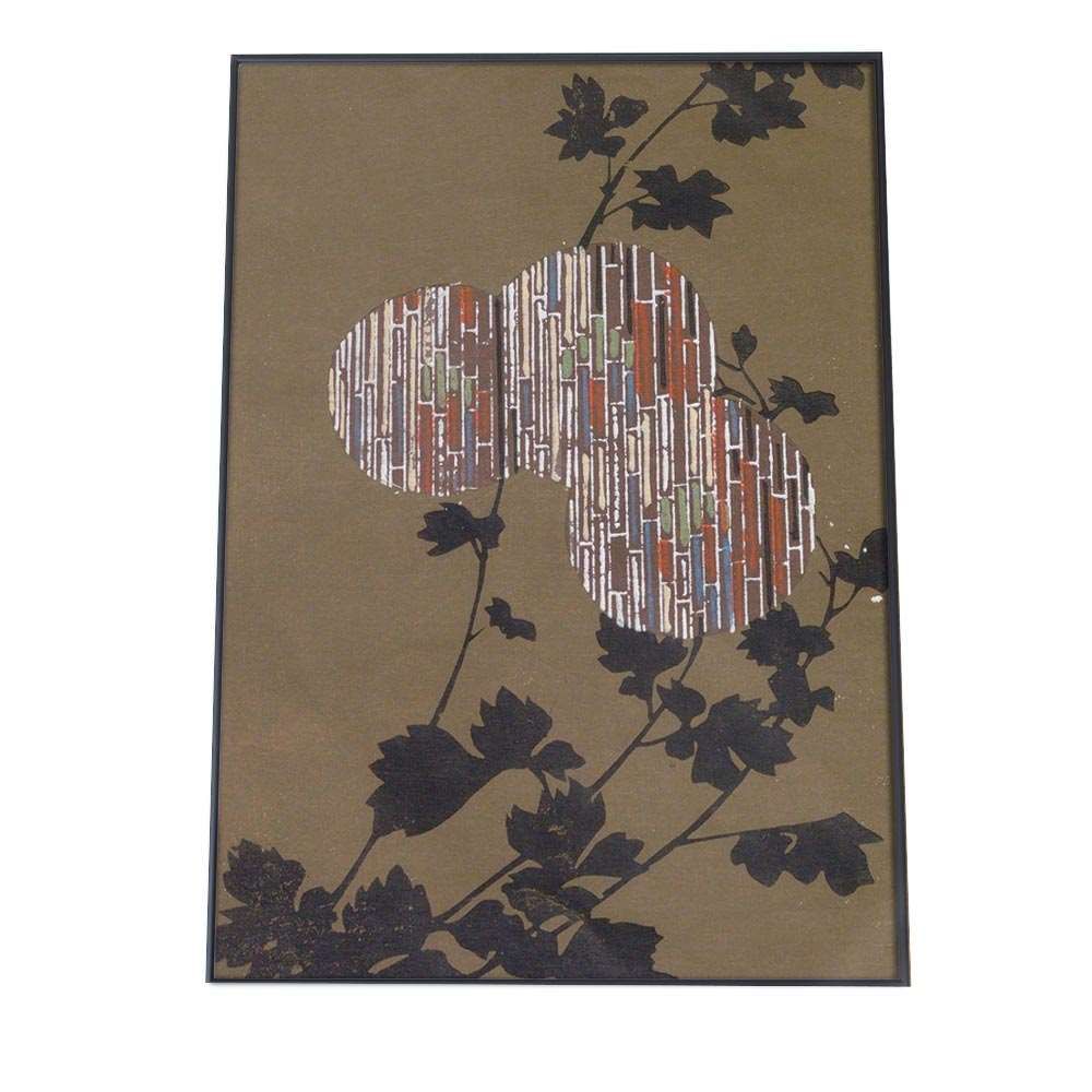 A 約59 x 84 cm bn poster 850 和風 レトロ ビンテージ風 クラシック アンティーク ノスタルジック ポスター 日本和柄 日本 伝統 旅館 古民家 和室 古典 大正ロマン 縦