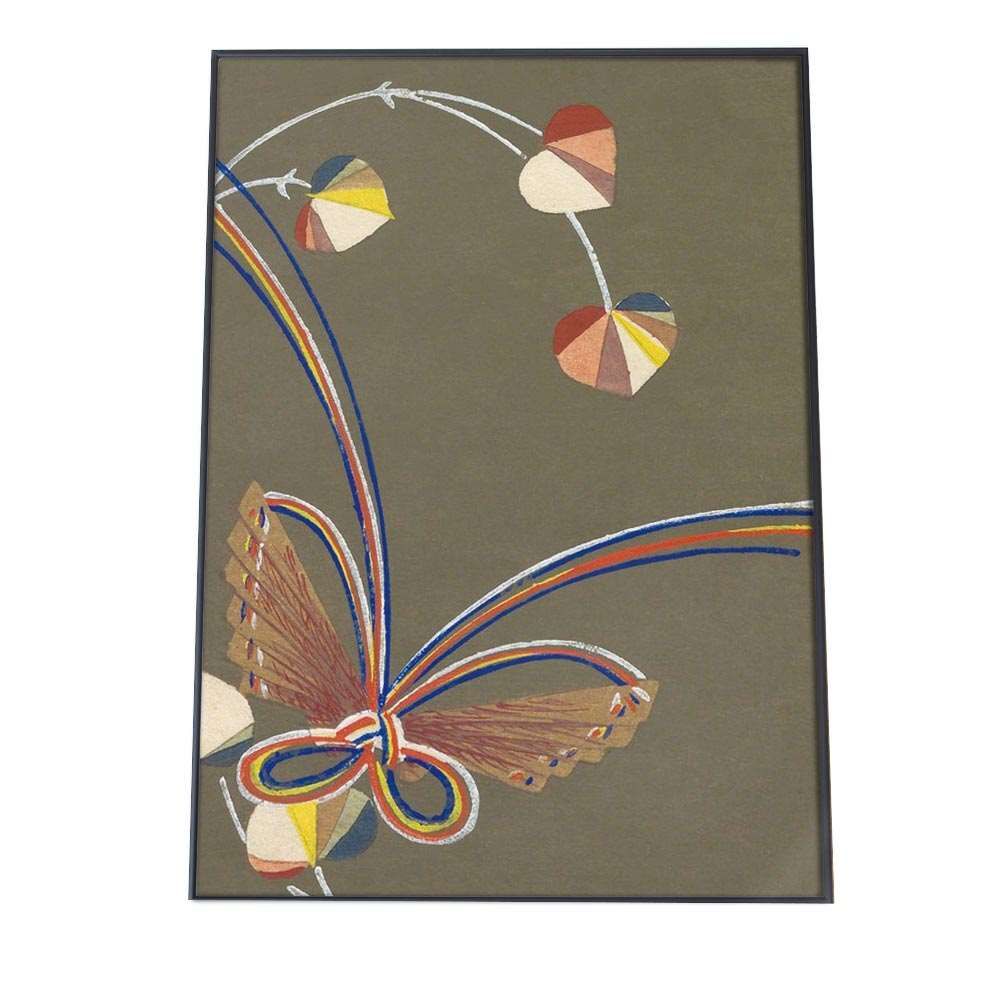 B 約51 x 73 cm bn-poster-859 和風 レトロ ビンテージ風 クラシック アンティーク ノスタルジック ポスター 日本和柄 日本 伝統 旅館 古民家 和室 古典 大正ロマン 縦