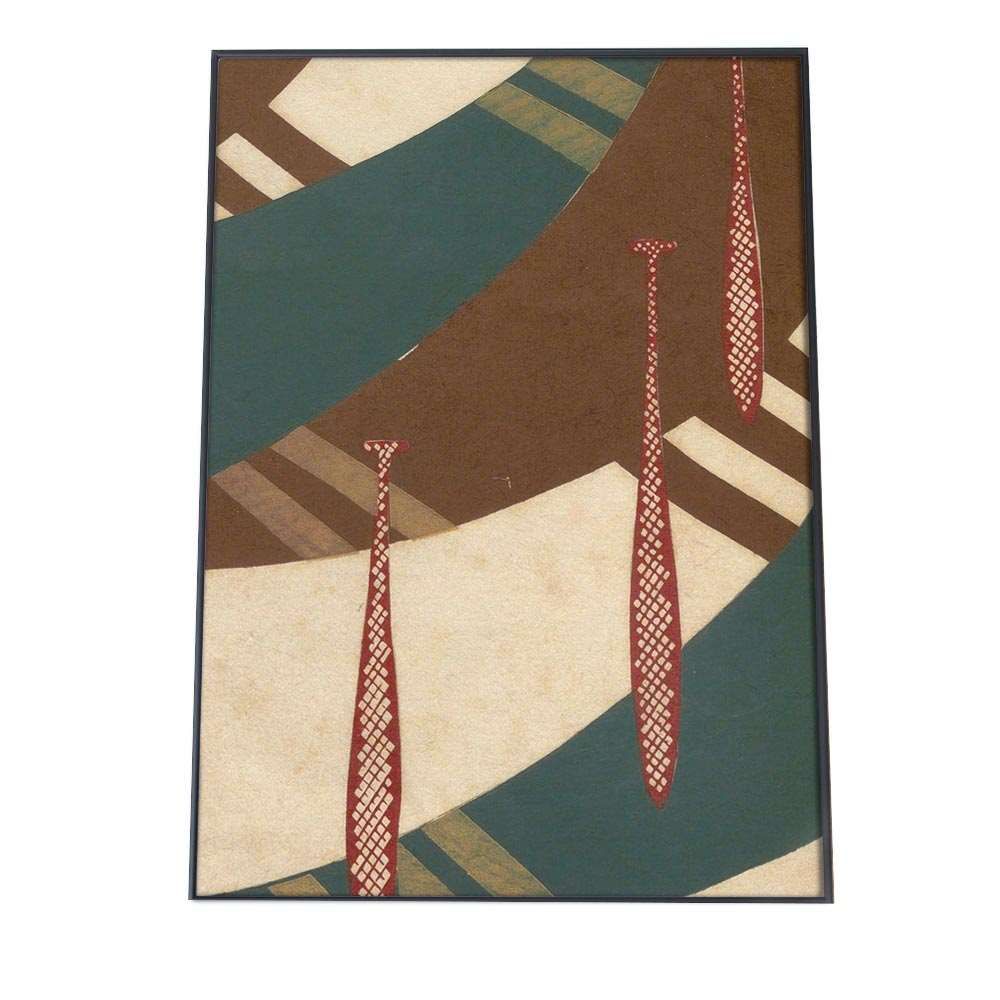 A 約84 x 119 cm bn poster 861 和風 レトロ ビンテージ風 クラシック アンティーク ノスタルジック ポスター 日本和柄 日本 伝統 旅館 古民家 和室 古典 大正ロマン 縦