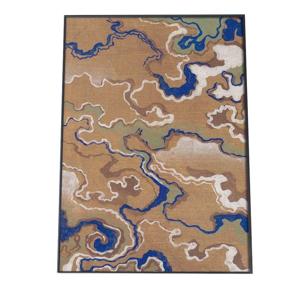 B 約73 x 103 cm bn-poster-862 和風 レトロ ビンテージ風 クラシック アンティーク ノスタルジック ポスター 日本和柄 日本 伝統 旅館 古民家 和室 古典 大正ロマン 縦