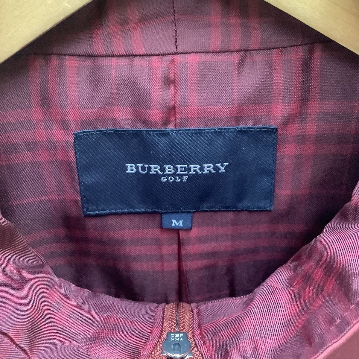 ♪♪BURBERRY GOLF バーバリーゴルフ レディース ベスト SIZE M エンジ
