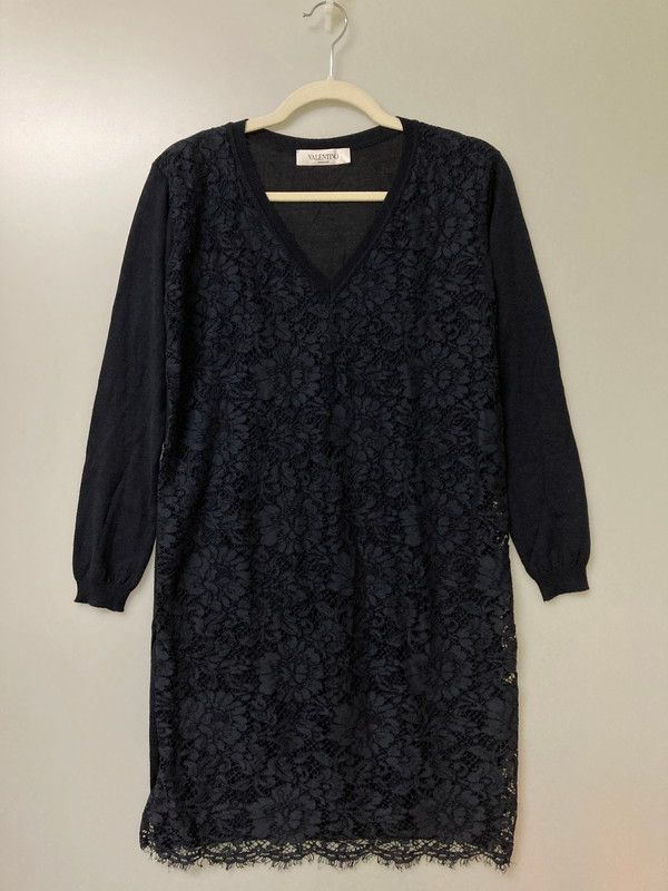品 ヴァレンティノ レース ドッキング ニット レディース ワンピース 170 251208 em 06 min