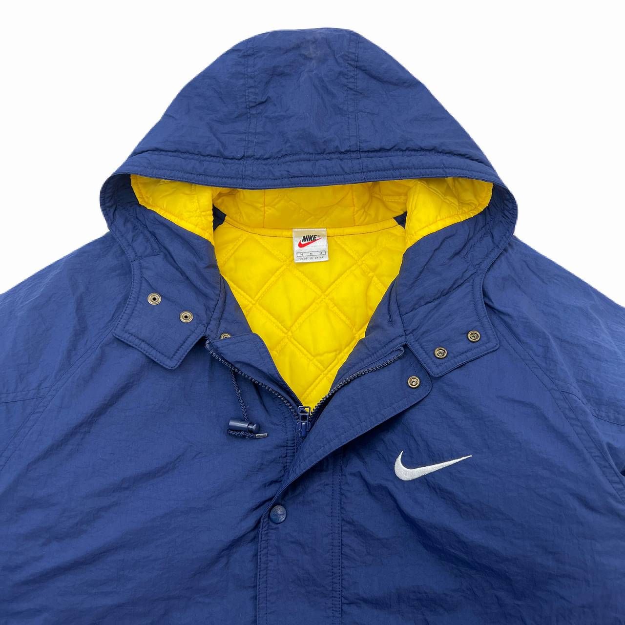 Nike ベンチコート L ネイビー/イエローベンチコート ナイキのおすすめ