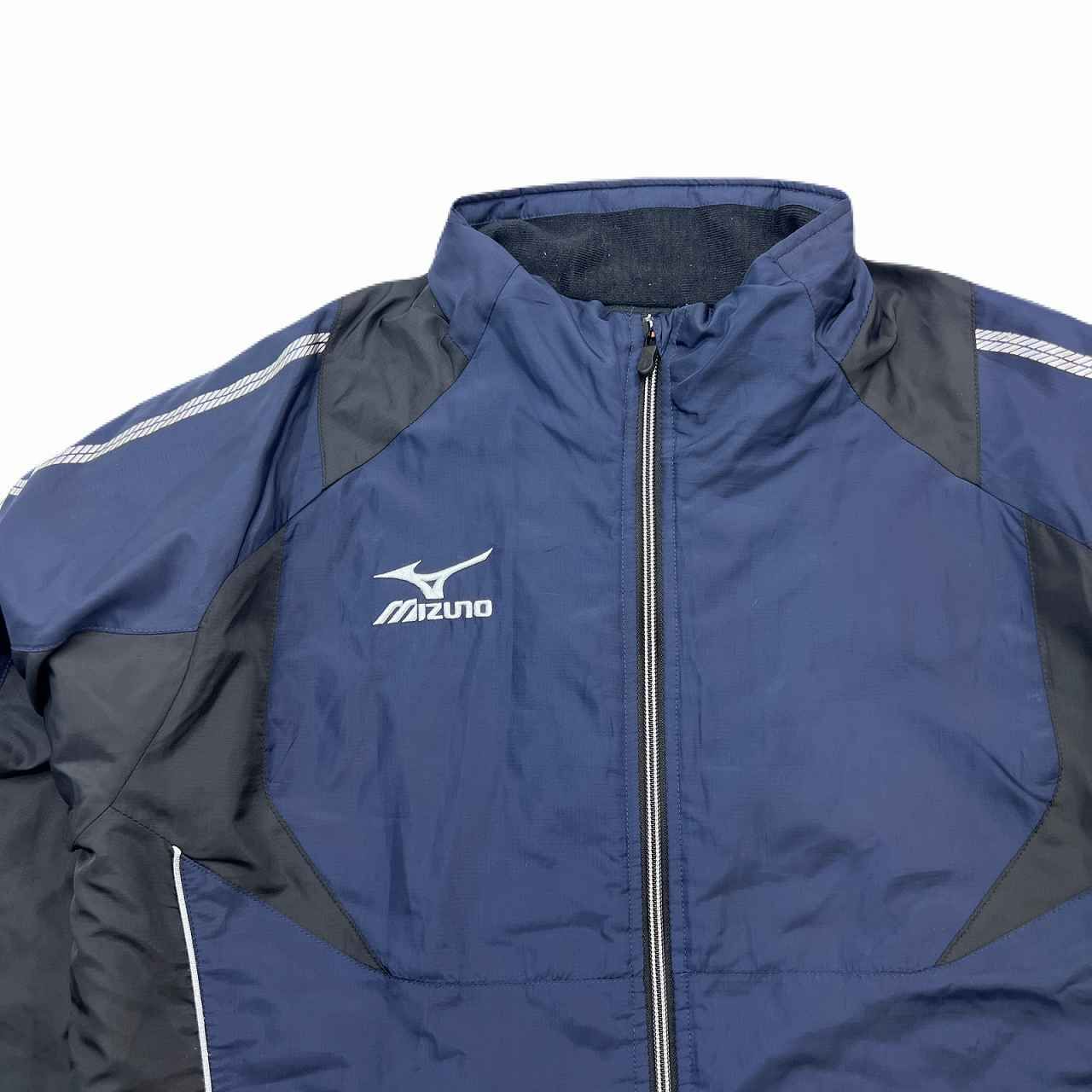 MIZUNO ミズノプロ　ウィンドブレーカー　ネイビー　M タグ付き ミズノ ナイロンジャケット メンズ M ダークネイビー ウィンド