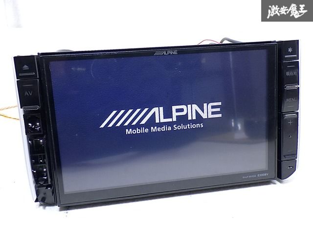 NHP10 アクアにて使用 ALPINE アルパイン EX008V 8インチ HDDナビ カーナビ CD DVD フルセグ Bluetooth 即納 棚N-1