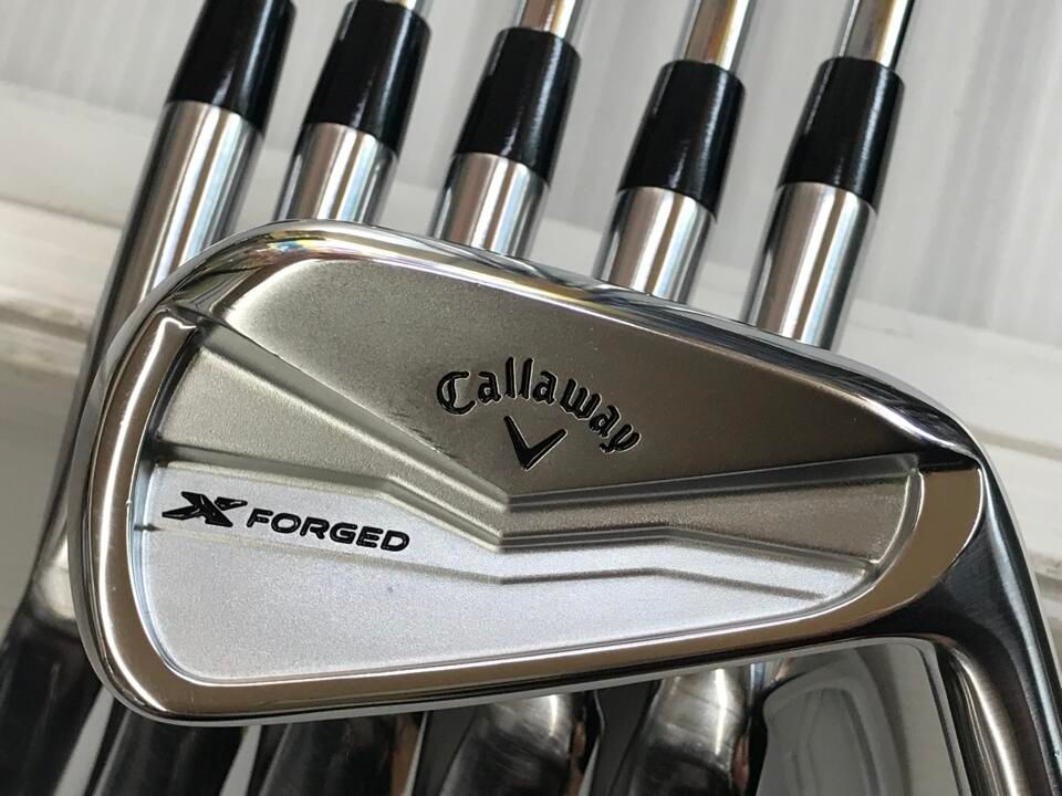 キャロウェイ X FORGED 2025 ダイナミックゴールド MID 115 S 200フレックス アイアンセット 最短