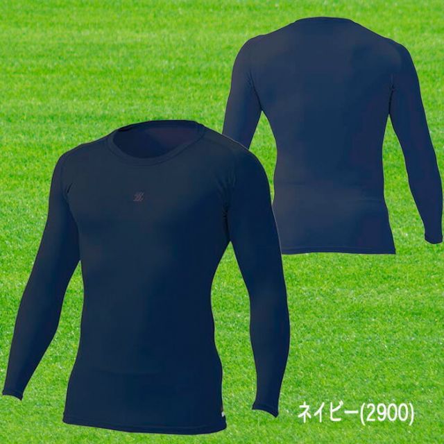 アンダーシャツ ネイビー 種類11:[11]ネイビー(2900)/O ZETT クルーネック長袖アンダーシャツ