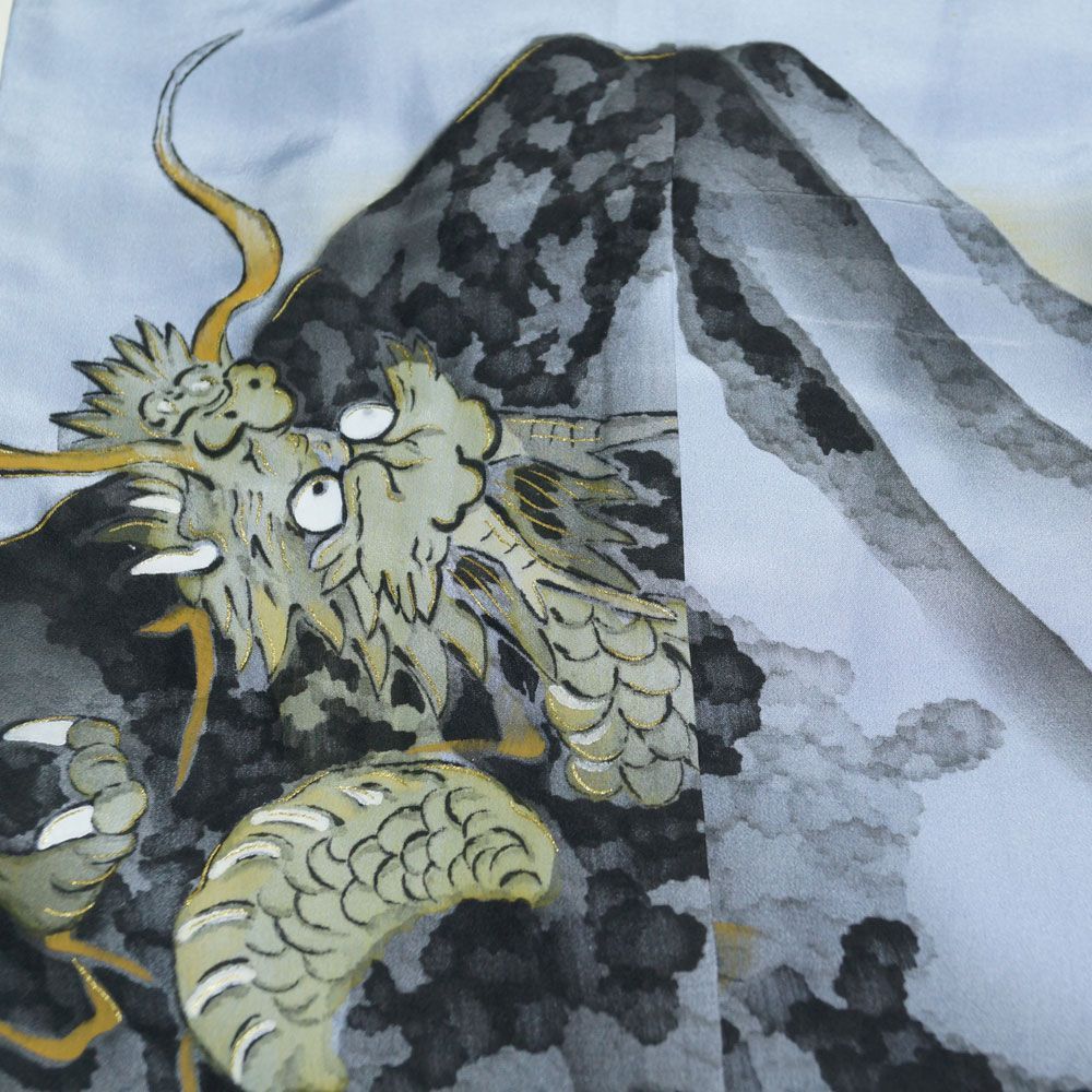  男着物 紬 アンサンブル 着物 羽織 長襦袢 角帯 4点 セット 幾何学模様 濃紺色系 裄長 Mサイズ 正絹 メンズ メンズ着物 アウトレット リサイクル着物 男物 着物セット 着物 浴衣