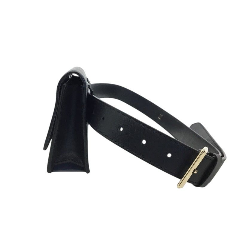  JIMMY CHOO ジミーチュウ ヴァレンヌ ウエスト ボディバッグ レザー ブラック レディース 品 -AB 質屋 か ｎ ボディバッグ ウエストポーチ バッグ