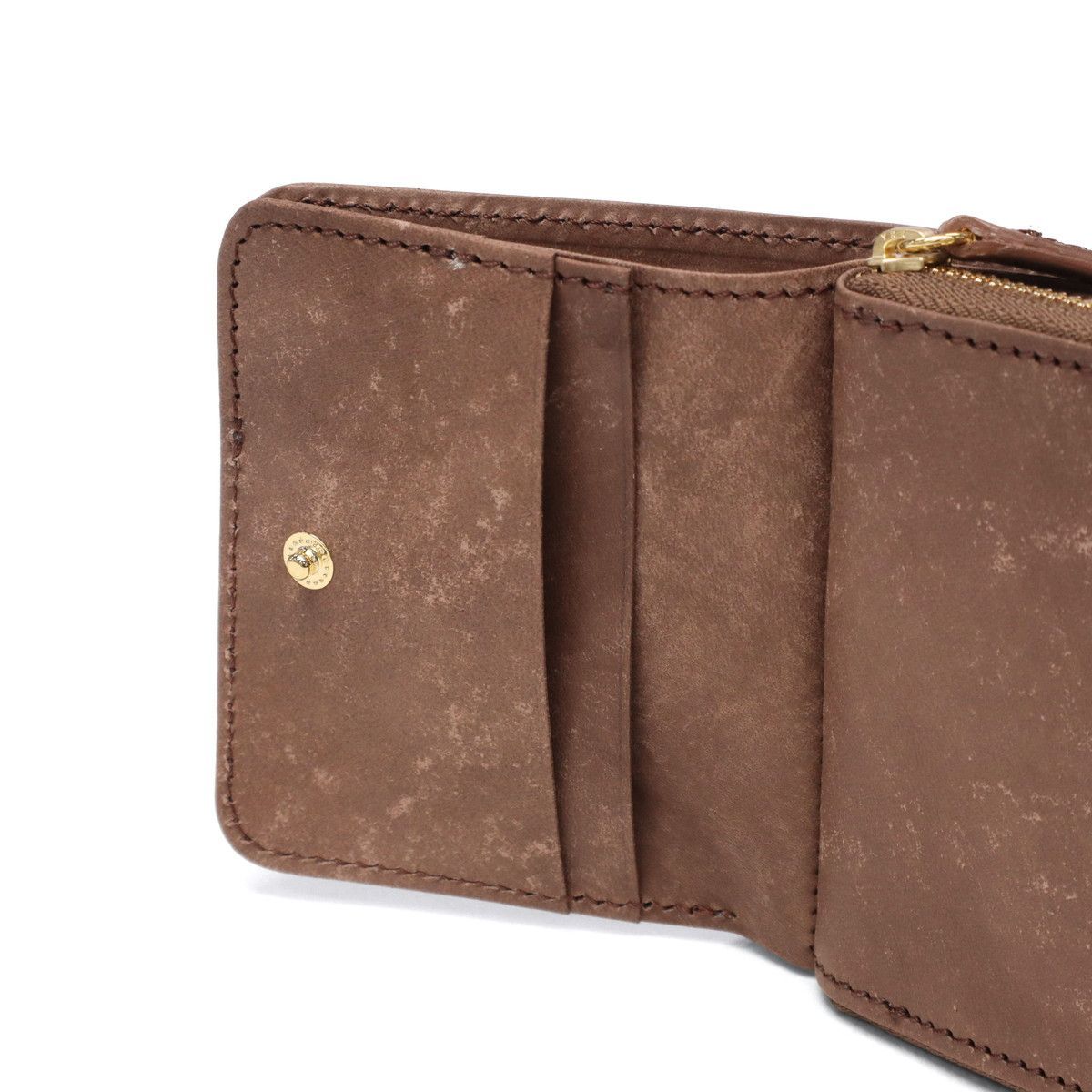 ステッチアンドソー 二つ折り財布 レディース 札 小銭 ブランド