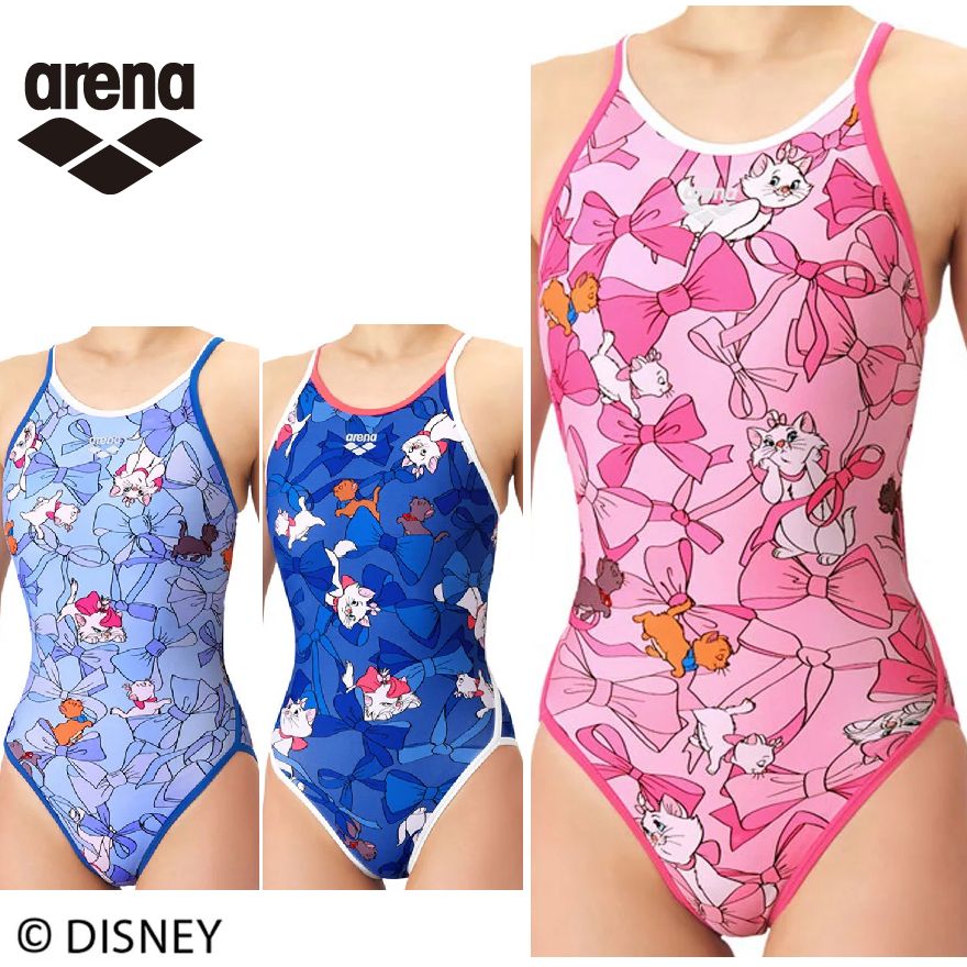 arena アリーナ AS6SWM54G DISNEY おしゃれキャット タフスーツ 練習用