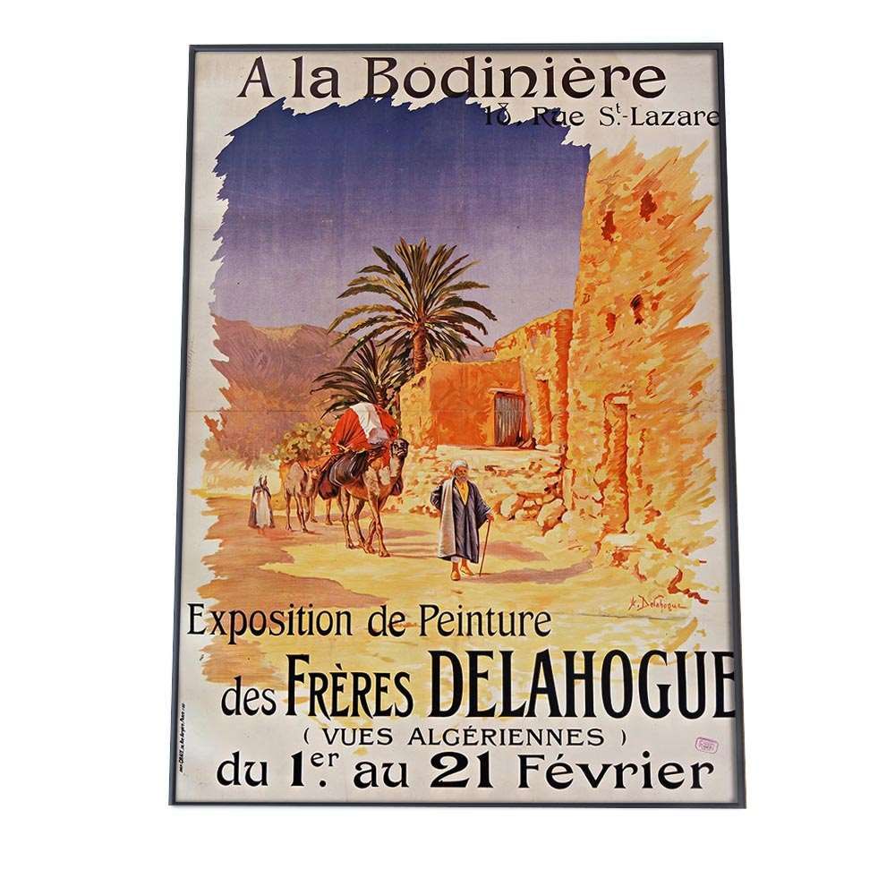 B 約51 x 73 cm bn-poster-980 超レトロ ポスター フレーム付き クラシック 古紙風 アートプリント インテリア 家具 レトロテイスト 古い