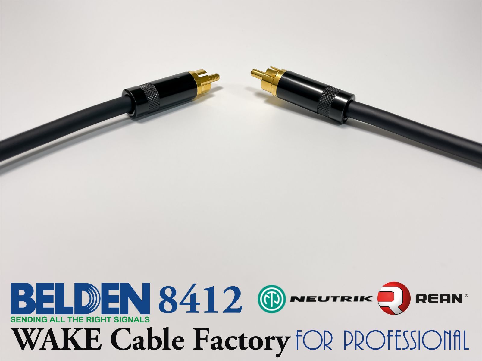 定番！BELDEN8412☆RCAケーブル2.5mステレオペア 定番！BELDEN8412