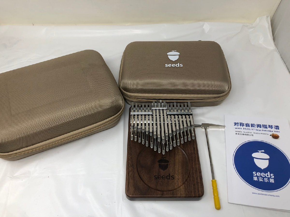 ◆SEEDS カリンバ 34キー ケース付 ◆17555