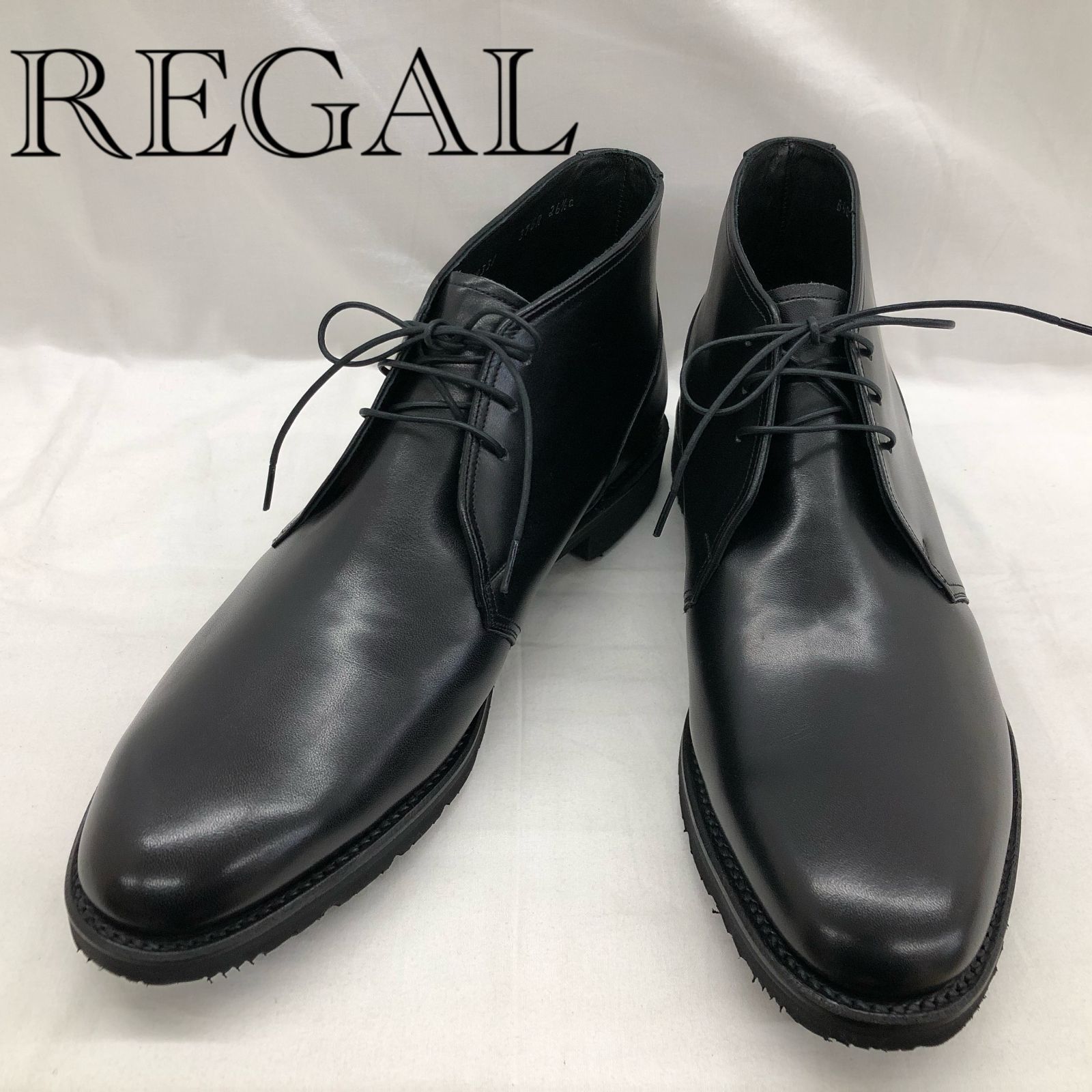 REGAL リーガル チャッカブーツ 37GR 革靴 ビジネスシューズ 26.5cm