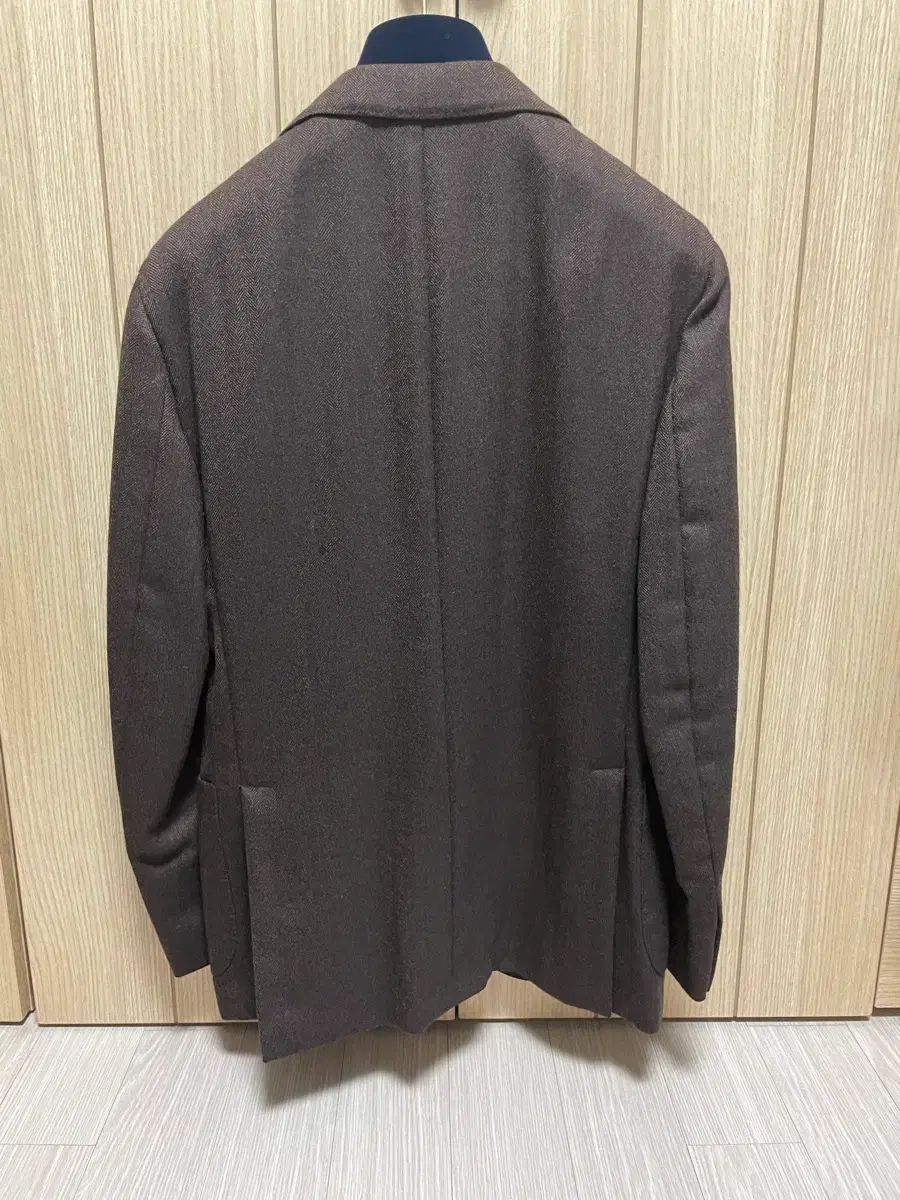 ボリオリ ドーバー ヘリンボーン ブラウン ジャケット 44