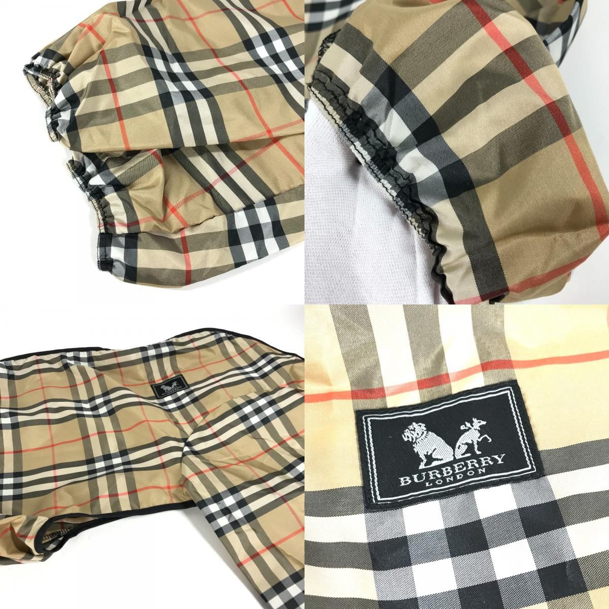 BURBERRY バーバリー 雑貨 チェック 犬用コート ナイロン ベージュ