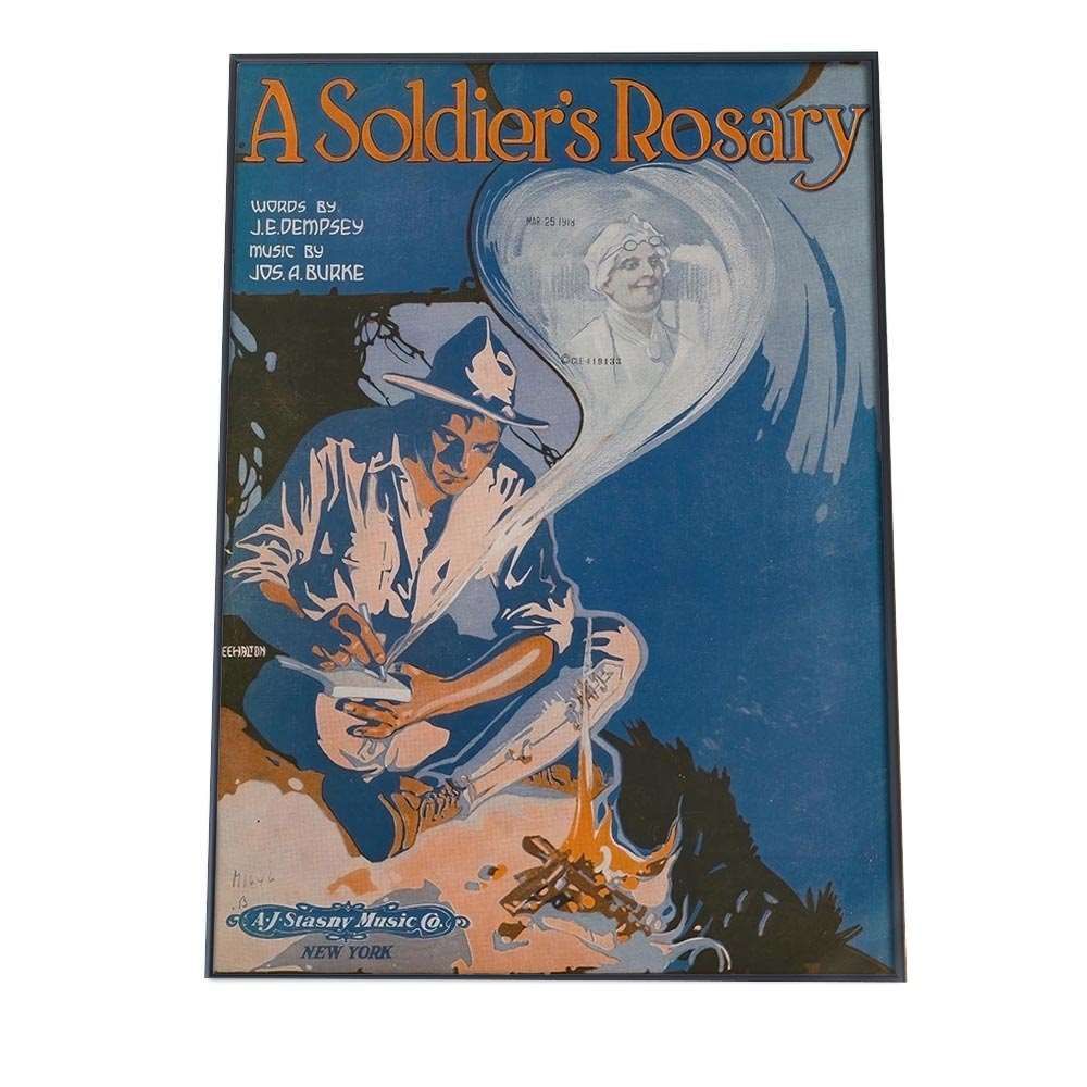 A 約59 x 84 cm bn poster 997 超レトロ ポスター フレーム付き クラシック 古紙風 アートプリント インテリア 家具 レトロテイスト 古い