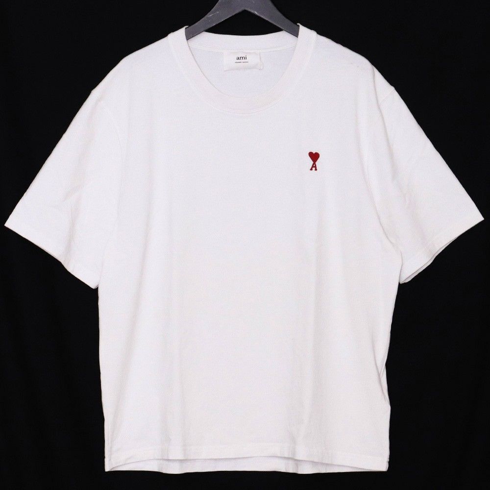 AMI ALEXANDRE MATTIUSSI RED AMI DE COEUR T-SHIRT Lサイズ ホワイト