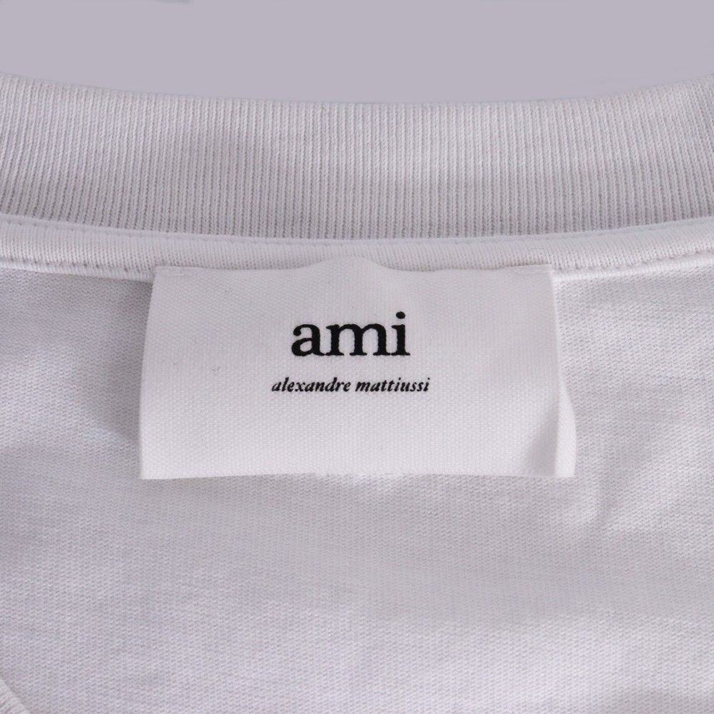 AMI ALEXANDRE MATTIUSSI RED AMI DE COEUR T-SHIRT Lサイズ ホワイト