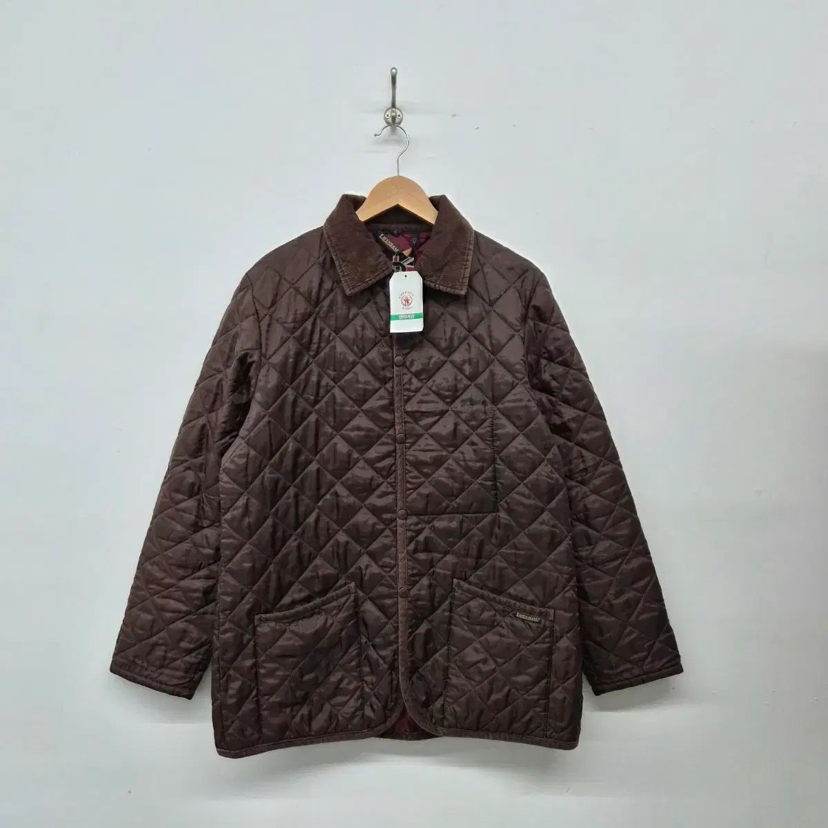 ラベンハム ブラウン キルティングジャケット メンズ L