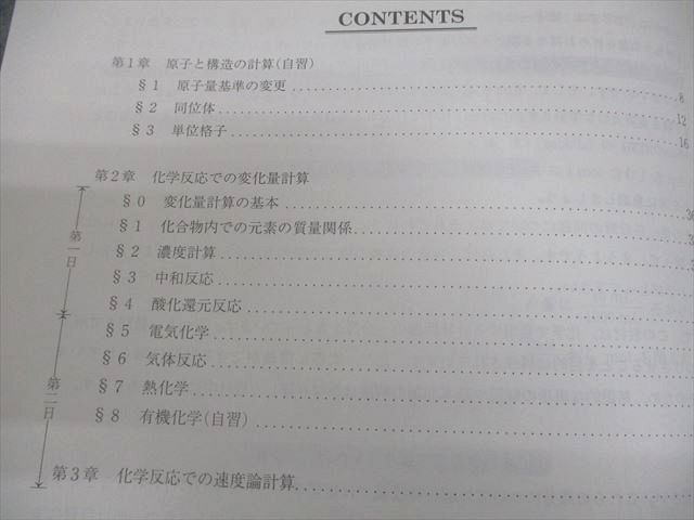 駿台 化学特講I(計算問題) テキスト 2024 夏期 017S0D