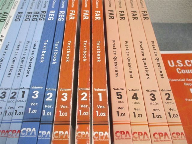 CPA会計学院 U.S.CPA 米国公認会計士 テキスト FAR/REG/AUD/BAR 2024年