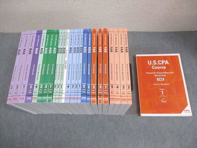 CPA会計学院 U.S.CPA 米国公認会計士 テキスト FAR/REG/AUD/BAR 2024年