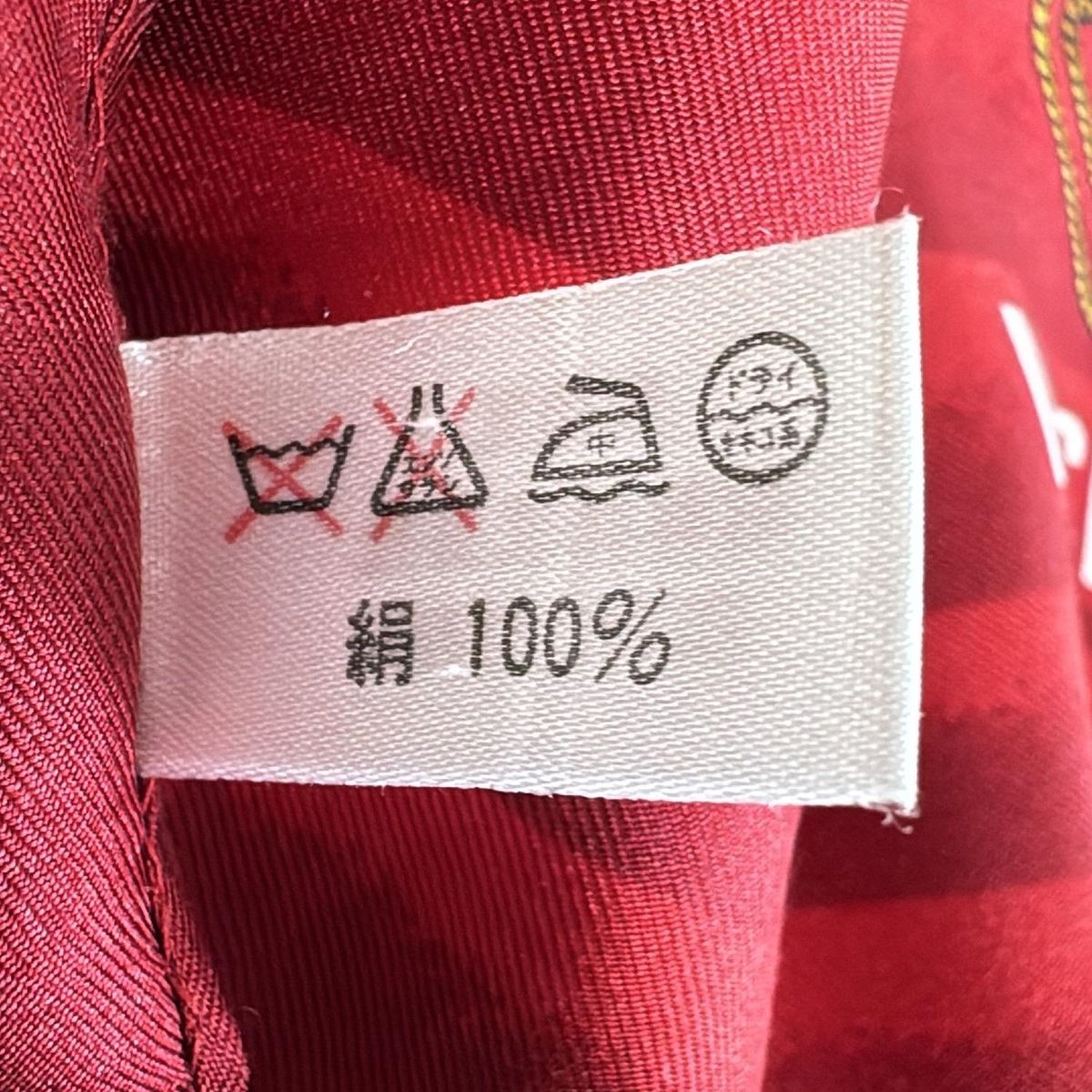 MOSCHINO(モスキーノ) スカーフ美品 - アイボリー×レッド×マルチ