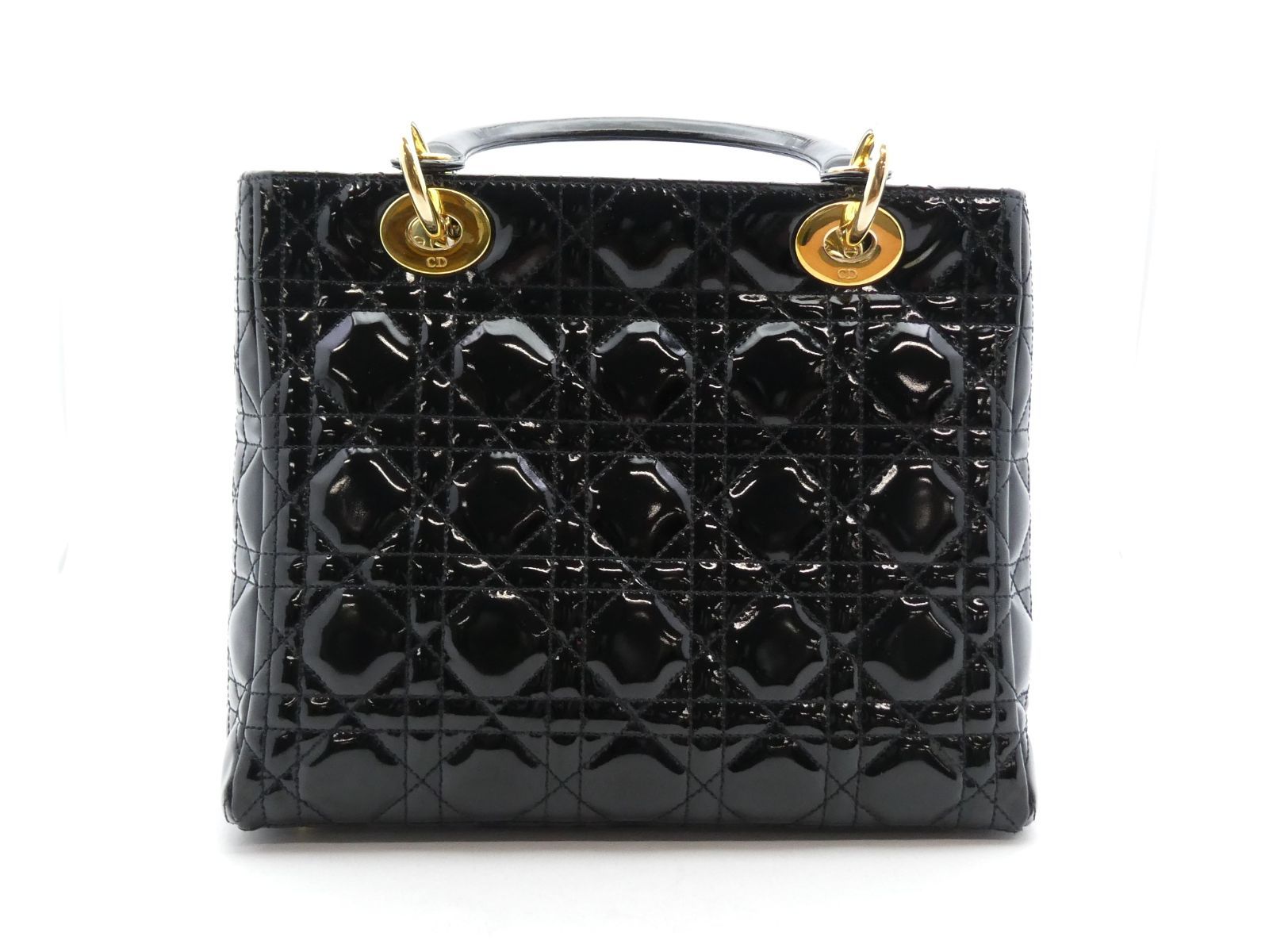 美品】〇5278 Dior ディオール レディディオール カナージュ エナメル