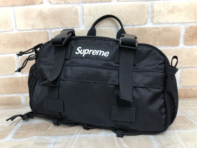 Supreme トップ シュプリーム 19AW Waist Bag ブラック 111439560